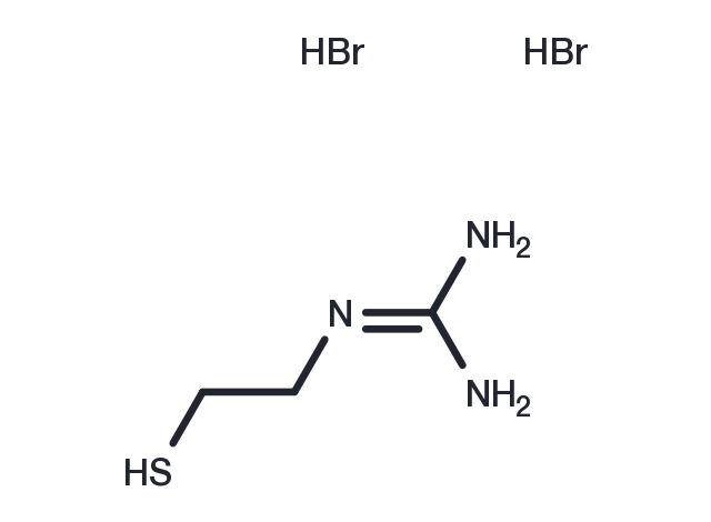 Mercaptoethylguanidine (MEG) (dihydrobromide) Chemical Structure