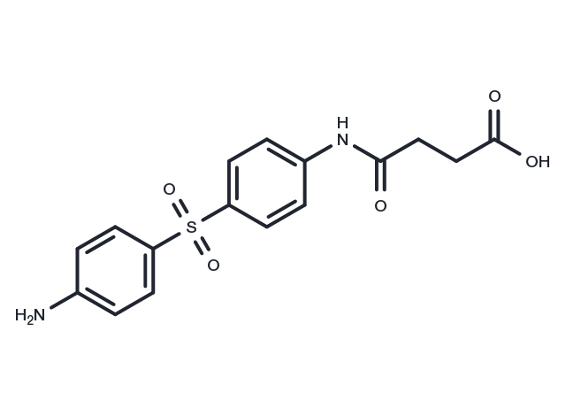 4-((4-((4-Aminophenyl)sulfonyl)phenyl)amino)-4-oxobutanoic acid Chemical Structure