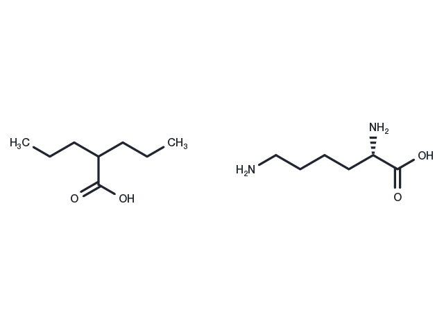 Lysine valproate Chemical Structure