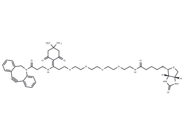 Dde Biotin-PEG4-DBCO Chemical Structure