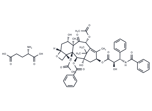Paclitaxel Poliglumex Chemical Structure
