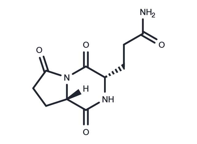 Pyroglutamylglutamine diketopiperazine Chemical Structure