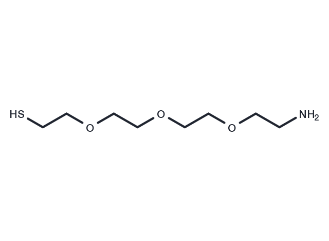 HS-PEG3-CH2CH2NH2 Chemical Structure