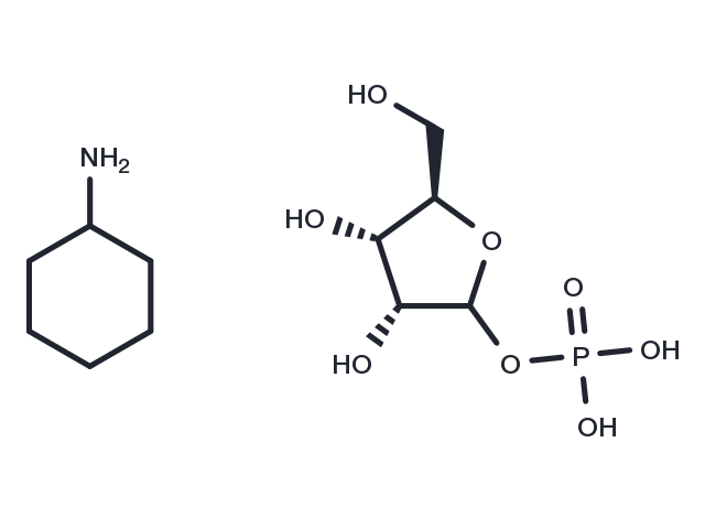 D-Ribofuranose1-dihydrogenphosphate dicyclohexanamine Chemical Structure