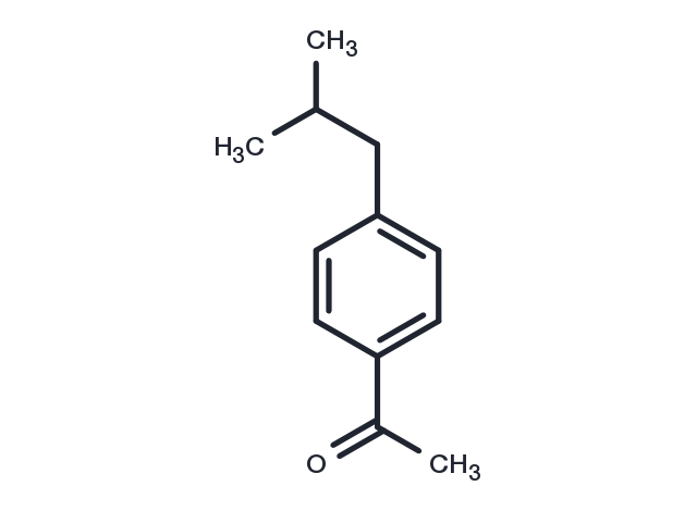 4'-(2-Methylpropyl)acetophenone Chemical Structure