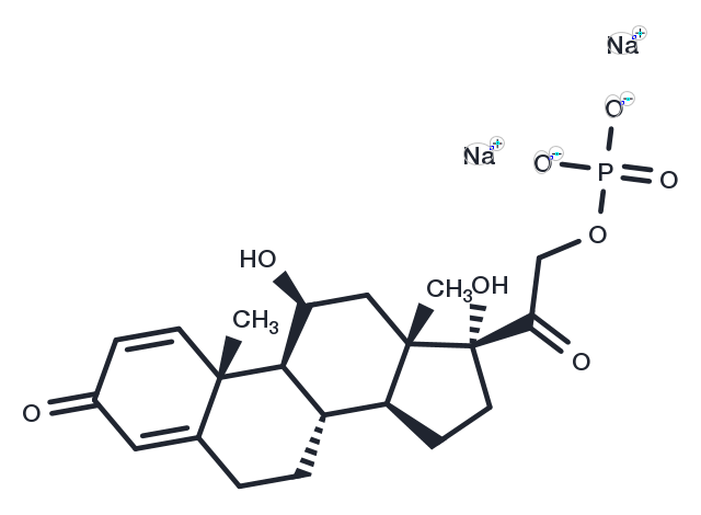 Prednisolone disodium phosphate Chemical Structure