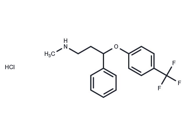 Fluoxetine hydrochloride Chemical Structure