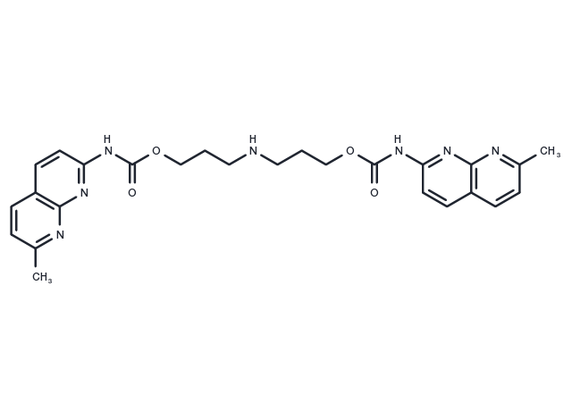 Naphthyridine carbamate dimer Chemical Structure
