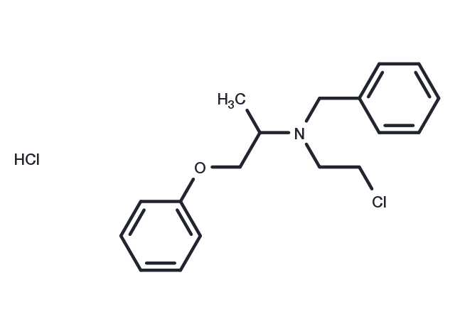Phenoxybenzamine hydrochloride Chemical Structure