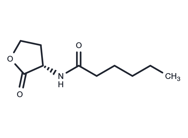 N-hexanoyl-L-Homoserine lactone Chemical Structure
