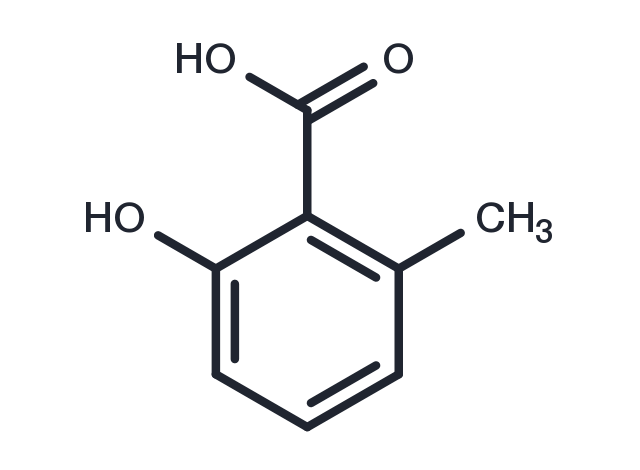 2-hydroxy-6-Methylbenzoic Acid Chemical Structure