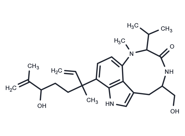 Lyngbyatoxin B Chemical Structure