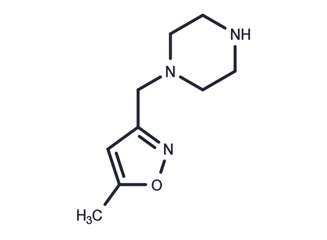 1-[(5-methylisoxazol-3-yl)methyl]piperazine Chemical Structure