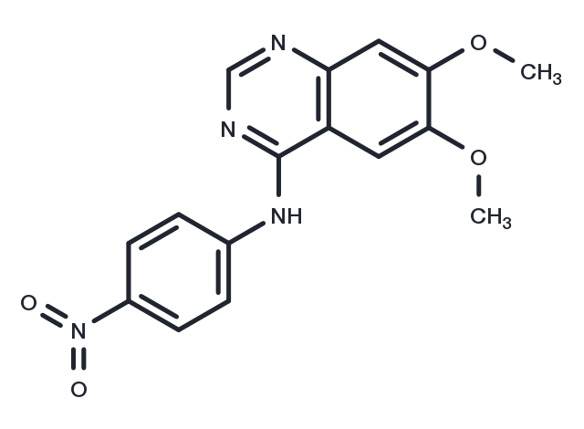 6,7-dimethoxy-N-(4-nitrophenyl)quinazoli Chemical Structure