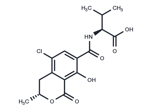 Valyl-ochratoxin A Chemical Structure