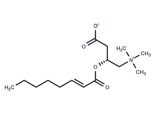 trans-2-Octenoyl-L-carnitine Chemical Structure