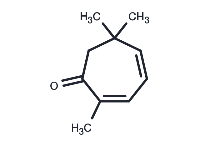 2,6,6-Trimethyl-2,4-cycloheptadien-1-one Chemical Structure