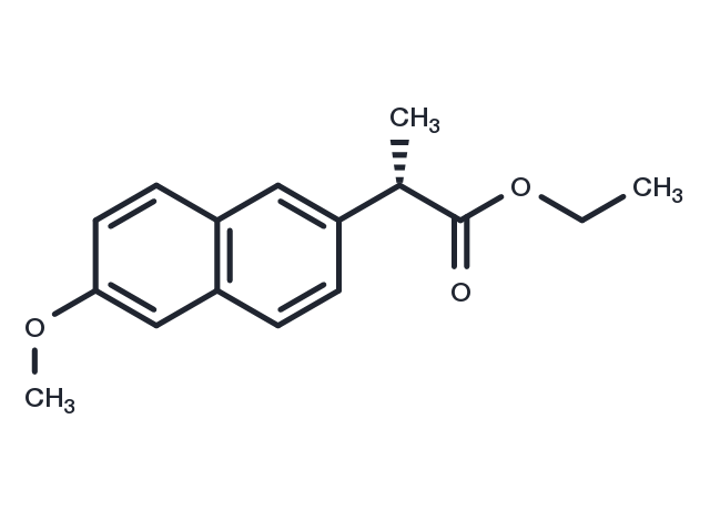 Naproxen ethyl ester Chemical Structure
