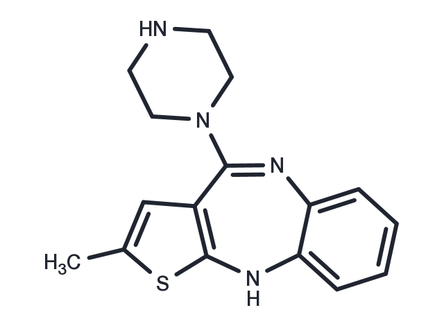 N-desmethyl Olanzapine Chemical Structure