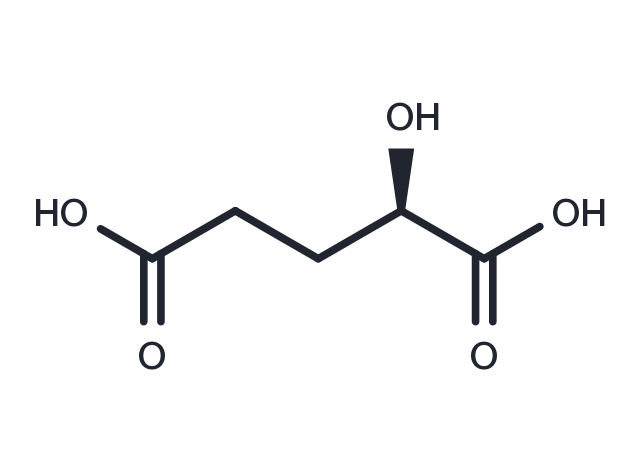 D-α-Hydroxyglutaric acid Chemical Structure