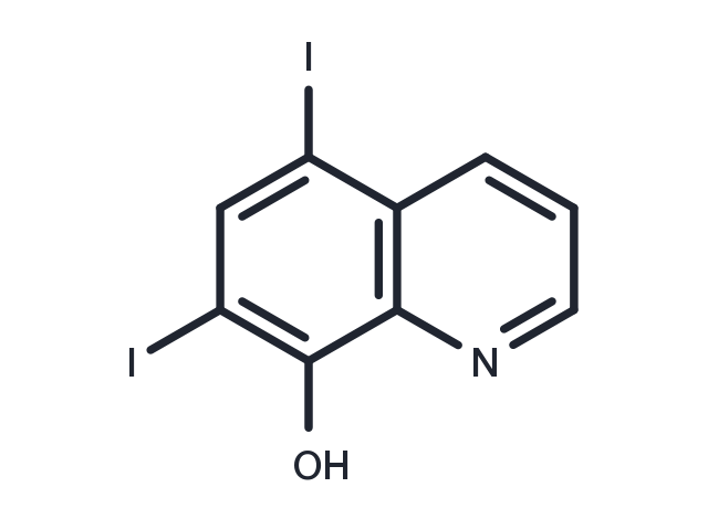 Diiodohydroxyquinoline Chemical Structure