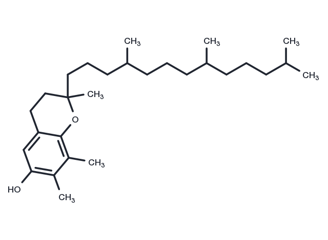(±)-γ-Tocopherol Chemical Structure