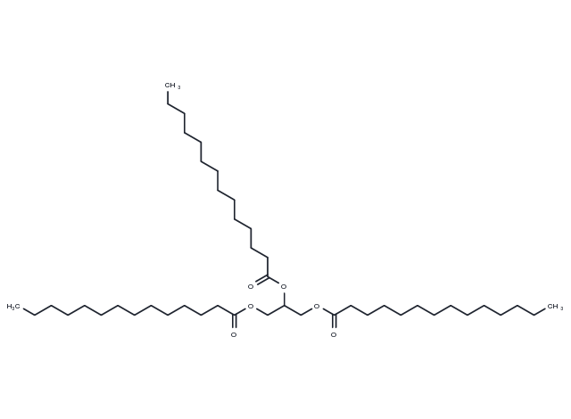Trimyristin Chemical Structure