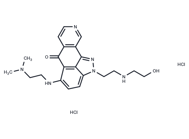 Topixantrone 2HCl Chemical Structure