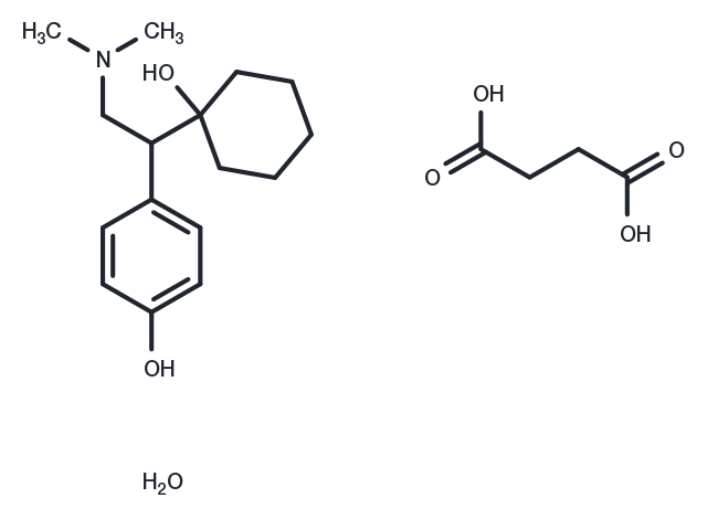 Desvenlafaxine succinate hydrate Chemical Structure