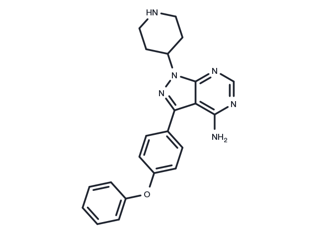 N-piperidine Ibrutinib Chemical Structure
