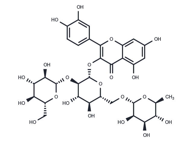 2"-O-Glucosylrutin Chemical Structure