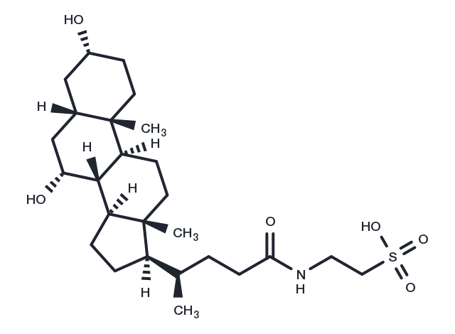 Taurochenodeoxycholic Acid Chemical Structure