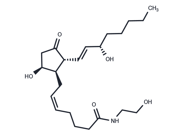 Prostaglandin D2 Ethanolamide Chemical Structure