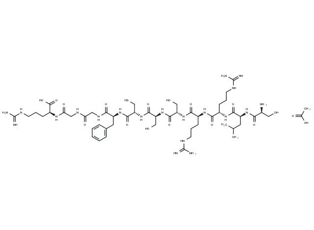 ANP (1-11), rat acetate Chemical Structure