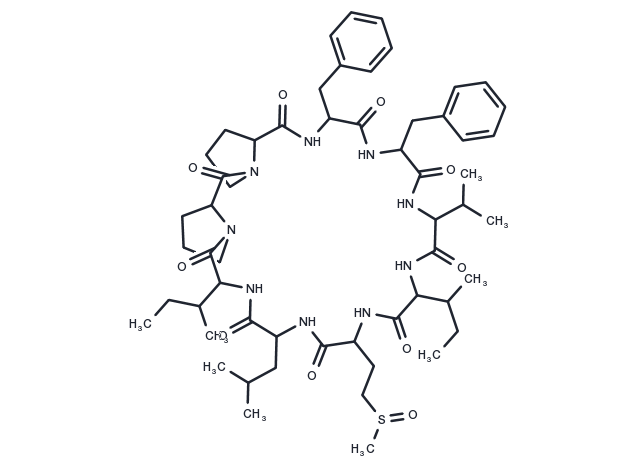 Cyclolinopeptide C Chemical Structure