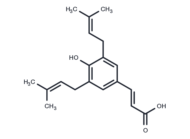 Artepillin C Chemical Structure