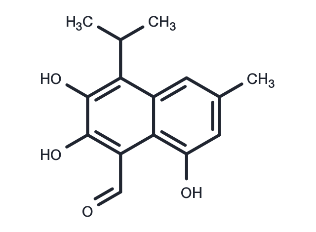 Hemigossypol Chemical Structure