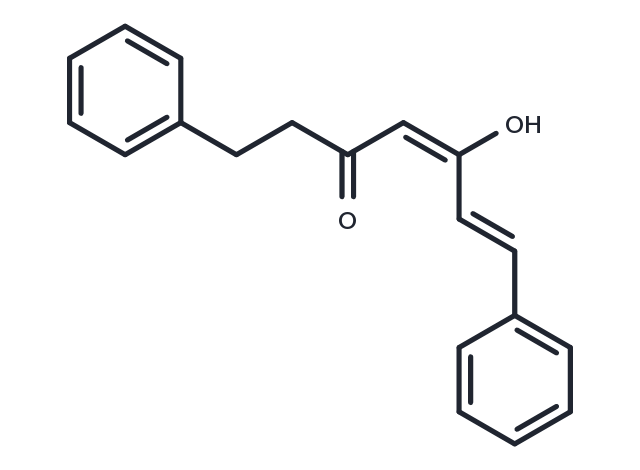 1,7-Diphenyl-5-hydroxy-4,6-hepten-3-one Chemical Structure