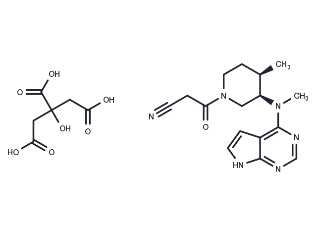 Tofacitinib Citrate Chemical Structure