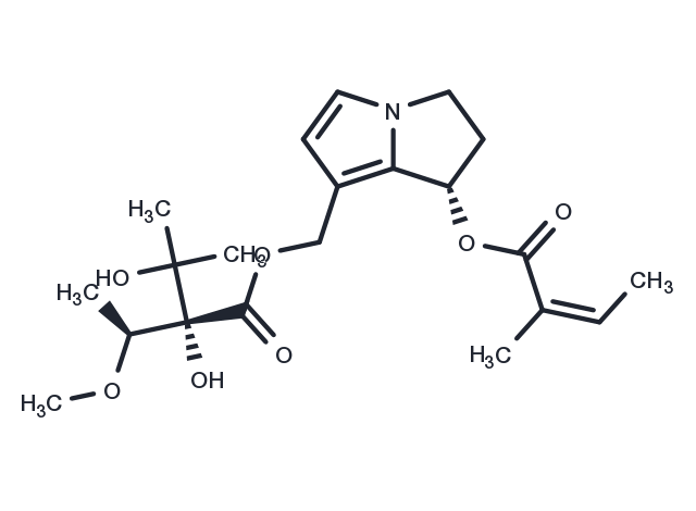 Dehydrolasiocarpine Chemical Structure