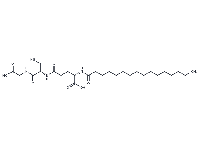 Glutathione palmitamide Chemical Structure