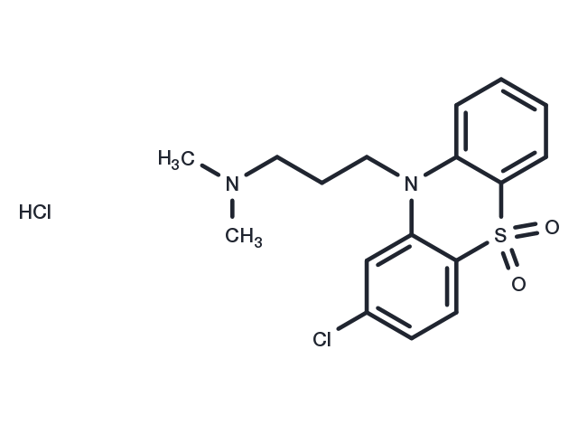 Chlorpromazine Sulfone Hydrochloride Chemical Structure