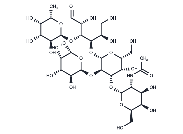Blood group A pentasaccharide Chemical Structure