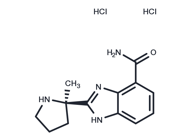Veliparib dihydrochloride Chemical Structure