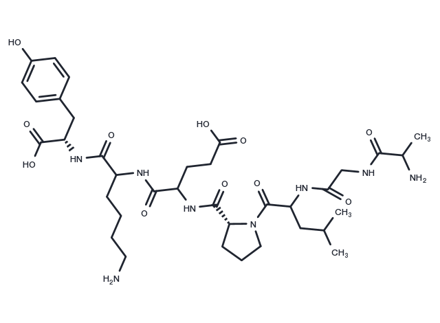 amyloid A protein fragment [Homo sapiens] Chemical Structure