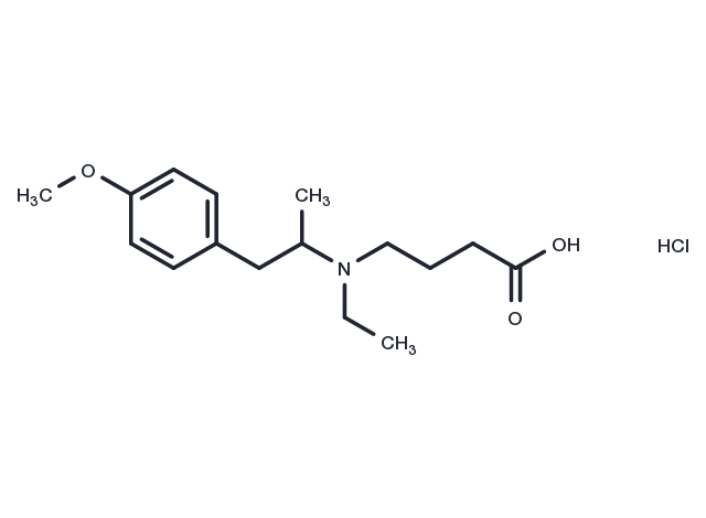 Mebeverine acid hydrochloride Chemical Structure