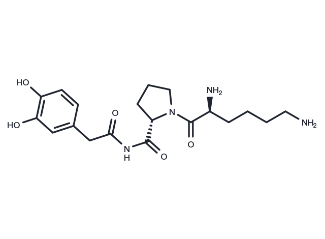 Dopamine, lys-pro-amide- Chemical Structure