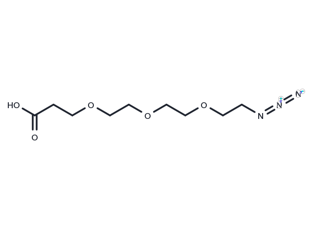N3-PEG3-CH2CH2COOH Chemical Structure