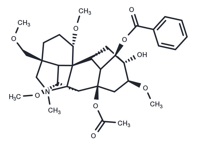 Delphinine Chemical Structure