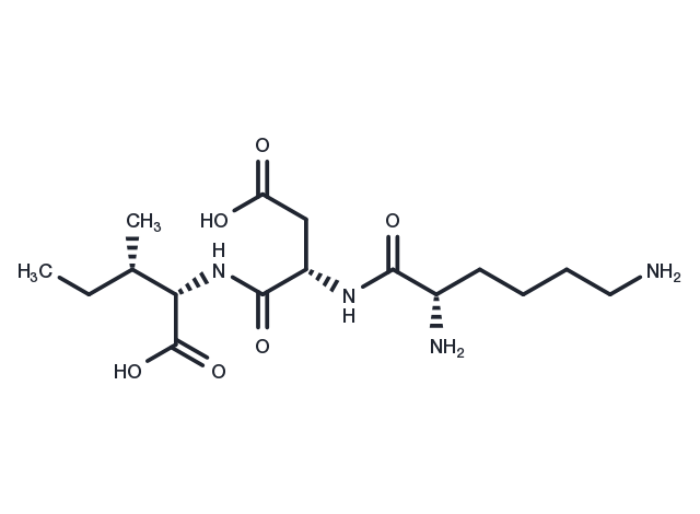 Lysyl aspartyl isoleucine Chemical Structure